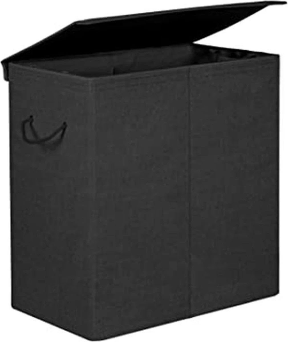 Hoppa! Wasmand 142L - Zwart - MDF 3 Hoppa! Wasmand 142L - Zwart - MDF