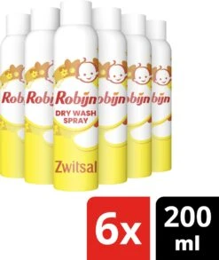 Robijn Zwitsal Dry Wash Spray - 6 X 200 Ml - Voordeelverpakking 11 Robijn Zwitsal Dry Wash Spray - 6 X 200 Ml - Voordeelverpakking -Huishoudelijke Schoonmaak 1013x1200