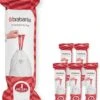 Brabantia PerfectFit Vuilniszakken - 20 - 25 L - Code J - 6 Rollen X 20 Stuks -Huishoudelijke Schoonmaak 1013x1200 3