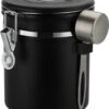 Koffie Bewaarbus Luchtdicht Met CO2 Uitlaat - Koffieblik Bewaarblik Voor 500 Gr Koffiebonen - Zwart - 1.2L -Huishoudelijke Schoonmaak 1034x1200 3