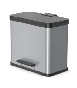 Hailo Öko Trio Plus Prullenbak - 3 X 9L - Zilver -Huishoudelijke Schoonmaak 1050x1200 7