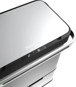 Homra DEXER Afvalscheiding Prullenbak - 4 Vakken - 60 Liter (2×18L + 2×12L) - Recycle Sensor Prullenbak - RVS Afvalemmer - Afvalscheidingsprullenbak - Design Keuken Afvalemmer - Automatische Lucht- En Bacterie Filter - Soft Close Deksel – Kleur RVS -Huishoudelijke Schoonmaak 1051x1200 7