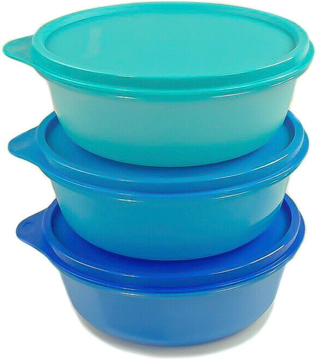 Tupperware Ruimteschaaltjes 600ml (3) 3 Tupperware Ruimteschaaltjes 600ml (3)
