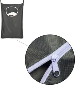 Merkloos Wasmand Hangend - 2 Stuks - Zwart - 120 Liter - Hangende Opvouwbare Waszak -Huishoudelijke Schoonmaak 1067x1200 1