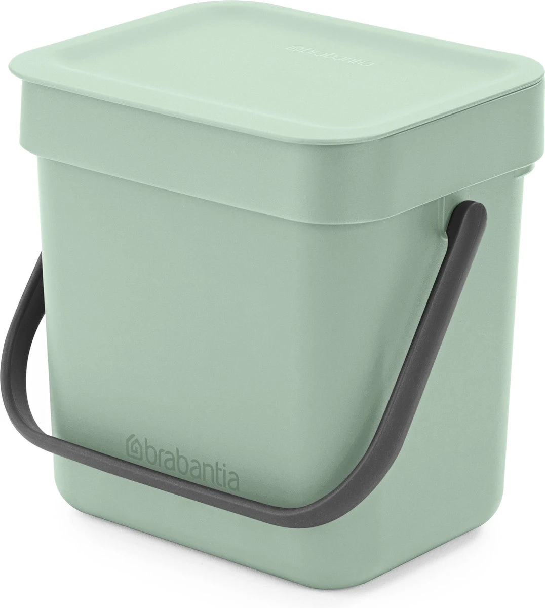 Brabantia Sort & Go Aanrecht Afvalbakje - 3 L - Jade Green 3 Brabantia Sort & Go Aanrecht Afvalbakje - 3 L - Jade Green