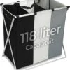 HAPPY LIFE – Wassorteerder – Stevige Grote Wasmand Met 3 Vakken – 118 L Opvouwbaar – Aluminium - Polyester 1 HAPPY LIFE – Wassorteerder – Stevige Grote Wasmand Met 3 Vakken – 118 L Opvouwbaar – Aluminium - Polyester -Huishoudelijke Schoonmaak 1080x1200 1
