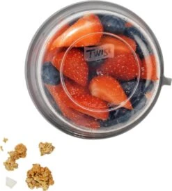 Lock&Lock Yoghurtbeker - Yoghurt Beker To Go - Muesli Beker To Go - Lunchpot - Lunchbeker - Medium - 560 Ml + 310 Ml - Wit -Huishoudelijke Schoonmaak 1082x1200 6