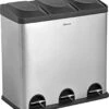 Homra MAXER Pedaalemmer – Prullenbak 3 Vakken – Afvalemmer 60 Liter (3x 20L) – Trio Prullenbak – RVS - 3-vaks Prullenbak Afvalscheiding – Afvalbak RVS – Hygiënisch Recyclen - Afval Scheiden - Pedaal Prullenbak Zilver 1 Homra MAXER Pedaalemmer – Prullenbak 3 Vakken – Afvalemmer 60 Liter (3x 20L) – Trio Prullenbak – RVS - 3-vaks Prullenbak Afvalscheiding – Afvalbak RVS – Hygiënisch Recyclen - Afval Scheiden - Pedaal Prullenbak Zilver -Huishoudelijke Schoonmaak 1082x1200 8