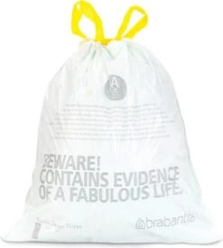 Brabantia PerfectFit Afvalzak Met Trekbandsluiting - 3 L - Code A - 20 Stuks -Huishoudelijke Schoonmaak 1082x1200 9