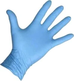 Merkloos Wegwerp Handschoenen - Nitril Handschoenen - Blauw - S - Poedervrij - 100 Stuks -Huishoudelijke Schoonmaak 1091x1200 5