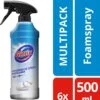 Glorix Hygiënische Badkamer Foamspray - 6 X 500 Ml - Voordeelverpakking -Huishoudelijke Schoonmaak 1121x1200 1