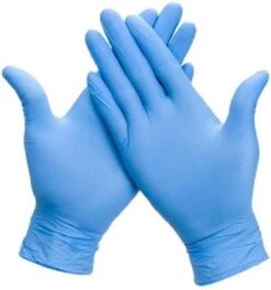 Wegwerp Handschoen Nitril Ongepoederd Latexvrij Large 100 Stuks/Doos KLEUR: WIT - Maat L – Wegwerphandschoenen - Poedervrij - Latex Free