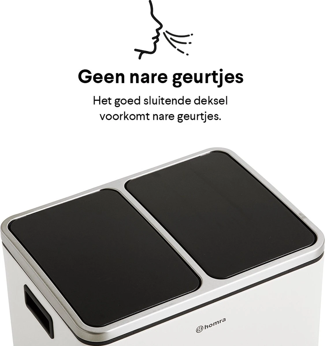 Homra BLINQ Afvalscheiding Prullenbak Met 2 Vakken - 2 X 15 L Inhoud - Duo Pedaalemmer Wit - Afvalemmer 30 Liter - Recycle Afvalbak - Witte Afvalscheidingsprullenbak - Hygiënisch Afval Scheiden - Keuken Vuilbak - Kantoor 18 Homra BLINQ Afvalscheiding Prullenbak Met 2 Vakken - 2 X 15 L Inhoud - Duo Pedaalemmer Wit - Afvalemmer 30 Liter - Recycle Afvalbak - Witte Afvalscheidingsprullenbak - Hygiënisch Afval Scheiden - Keuken Vuilbak - Kantoor - Afbeelding 16