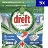 Dreft Platinum Plus All-in-One 150 Stuks (5 X 30 Vaatwastabletten) - Voordeelverpakking -Huishoudelijke Schoonmaak 1138x1200 1