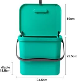 Homra Wall-up Prullenbak | Inbouwprullenbak Ophangbaar Met Plakstrip | GFT Vuilbak | Werkblak Afvalbak | Draagbare Vuilnisemmer | 8L Inhoud | Groen 20 Homra Wall-up Prullenbak | Inbouwprullenbak Ophangbaar Met Plakstrip | GFT Vuilbak | Werkblak Afvalbak | Draagbare Vuilnisemmer | 8L Inhoud | Groen -Huishoudelijke Schoonmaak 1143x1200 6