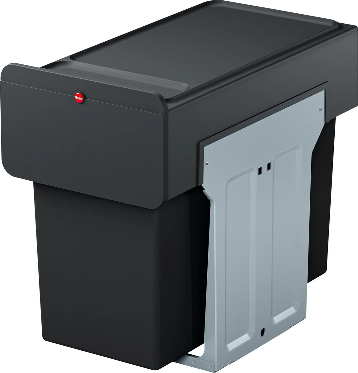 Hailo 0310-300 EcoLine Design Trio L Inbouwafvalemmer 3x10L Met 3 Compartimenten Zwart 8 Hailo 0310-300 EcoLine Design Trio L Inbouwafvalemmer 3x10L Met 3 Compartimenten Zwart - Afbeelding 6