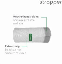 Strapper® Code M 100 Afvalzakken - Geschikt Voor Brabantia Afvalbak - 60 Liter - 100 Vuilniszakken M -Huishoudelijke Schoonmaak 1159x1200 8