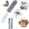 Fain® Plumeau Met Telescoopsteel – Grijs – 80 Tot 240 Cm - Uitschuifbaar – Wasbaar - Flexibel 360° Draaibaar – Duster - Microvezel Ragebol -Huishoudelijke Schoonmaak 1170x1200 6