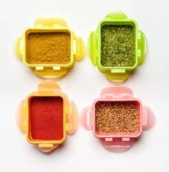 Lock&Lock (mini) Vershoudbakjes Set Met Deksel - Snackdoosjes - Snackbox - Babyvoeding Bewaarbakjes - Set Van 4 Stuks - Roze - 180 Ml - Kinderen En Volwassenen - Lekvrij - BPA Vrij -Huishoudelijke Schoonmaak 1182x1200 6