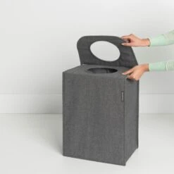 Brabantia Wasmand Met Deksel - 55 L - Pepper Black -Huishoudelijke Schoonmaak 1198x1200 16