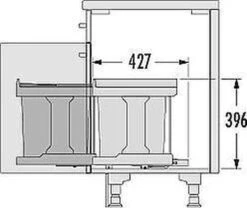 Hailo AS Solo - Prullenbak - 20 Liter Inhoud - Met Pull-out Systeem - Donkergrijs -Huishoudelijke Schoonmaak 1200x1011 4