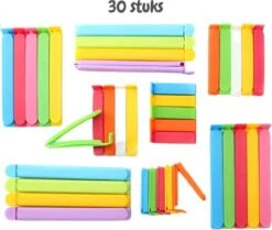 Vershoudclips - 30 Stuks - Vershoud Knijpers - Afsluitclips - Zakklemmen - Zaksluiter - Afsluiter Klemmen 14 Vershoudclips - 30 Stuks - Vershoud Knijpers - Afsluitclips - Zakklemmen - Zaksluiter - Afsluiter Klemmen -Huishoudelijke Schoonmaak 1200x1014 6