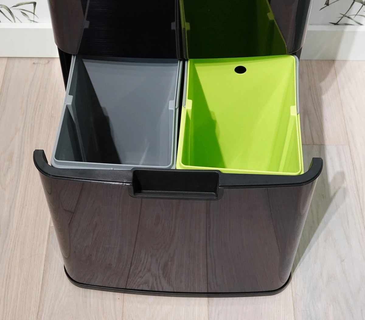 4cookz® Smart Waste Black Prullenbak Afvalscheiding Met Sensor 72 Ltr 9 4cookz® Smart Waste Black Prullenbak Afvalscheiding Met Sensor 72 Ltr - Afbeelding 7