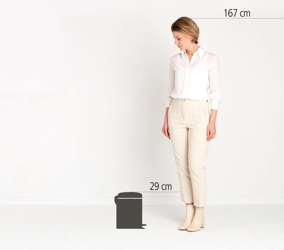 Brabantia NewIcon Prullenbak - 5 L - Matt Black 5 Brabantia NewIcon Prullenbak - 5 L - Matt Black - Afbeelding 3