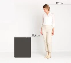 Brabantia Bo Touch Bin Prullenbak - 2 X 30 L - Matt Steel Fingerprint Proof -Huishoudelijke Schoonmaak 1200x1057 21