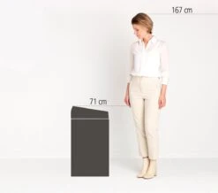 Brabantia Touch Bin Prullenbak - 60 L - Soft Beige -Huishoudelijke Schoonmaak 1200x1057 28