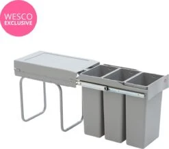 Wesco Inbouw Afvalbak 3 X 10 Liter