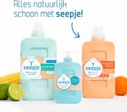 Seepje Wasmiddel - Vrolijke Lotus - Wasmiddel Wol En Fijn – Natuurlijke Ingredienten - 3 X 23 Wasbeurten - 3 X 1L -Huishoudelijke Schoonmaak 1200x1063