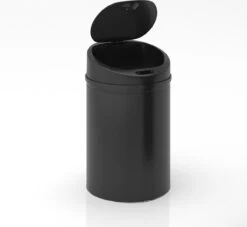 GoodVibes - Prullenbak Met Sensor - Vuilbak - Automatische Bewegingssensor - Hygiëne - 60L - Zwart -Huishoudelijke Schoonmaak 1200x1104 3