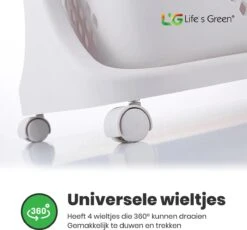 Life’s Green® - Wasmand - Wasmand 3 Vakken - Wassorteerder - Ophangbaar -Huishoudelijke Schoonmaak 1200x1116 4