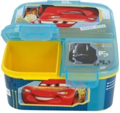 CARS Lunchbox - 3 Vakken - Disney Cars Broodtrommel -Huishoudelijke Schoonmaak 1200x1126 2
