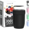 Coninx Thermos Lunchbox - Muesli Beker To Go - Isoleer Lunchpot - Yoghurtbeker To Go - Mueslibeker 840ml (600ml+240ml) - RVS / Zwart -Huishoudelijke Schoonmaak 1200x1130 3
