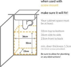 Simplehuman In-Cabinet Prullenbak - Kunststof - 10L - Zwart 18 Simplehuman In-Cabinet Prullenbak - Kunststof - 10L - Zwart -Huishoudelijke Schoonmaak 1200x1136 7