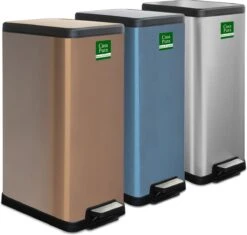 Casa Pura Prullenbak - Vuilnisbak - Zack - Afvalbak Voor Keuken - Roestvrij Staal - 18L -Huishoudelijke Schoonmaak 1200x1142 16