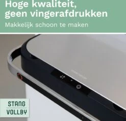 Prullenbak Met Sensor - 60 L - Afvalscheiding Vuilbak StangVollby Halden - RVS - 4 Vakken - Automatisch Lucht Filter - 60 Liter (2×18L + 2×12L) - Automatische Soft Close Deksel Met Infrarood Sensor - 4 Vaks Afvalemmer - Bacterie Filter - Wit -Huishoudelijke Schoonmaak 1200x1155 13