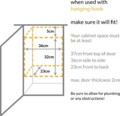 Simplehuman In-Cabinet Prullenbak - Kunststof - 10L - Zwart 13 Simplehuman In-Cabinet Prullenbak - Kunststof - 10L - Zwart -Huishoudelijke Schoonmaak 1200x1159 14