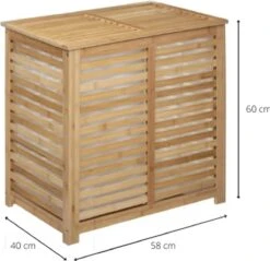 Merkloos Bamboe Wasmand XL Dubbel - Rieten Mand Met Deksel - 60 X 40 X 58 Cm 11 Merkloos Bamboe Wasmand XL Dubbel - Rieten Mand Met Deksel - 60 X 40 X 58 Cm -Huishoudelijke Schoonmaak 1200x1162 5