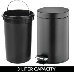 Prullenbak - Keuken/Wc/Kantoor/Badkamer Prullenbak - Klein - 3L - Softclose 9 Prullenbak - Keuken/Wc/Kantoor/Badkamer Prullenbak - Klein - 3L - Softclose -Huishoudelijke Schoonmaak 1200x1167 15