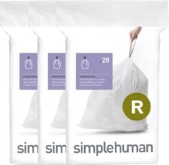 Simplehuman Afvalzakken Code R - 10 Liter - 60 Stuks -Huishoudelijke Schoonmaak 1200x1172 9