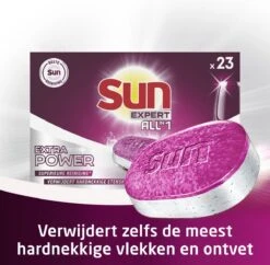 SUN® Sun Expert All-in 1 Vaatwastabletten - Extra Power - 6 X 23 Tabletten 12 SUN® Sun Expert All-in 1 Vaatwastabletten - Extra Power - 6 X 23 Tabletten -Huishoudelijke Schoonmaak 1200x1176 1