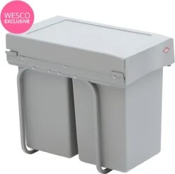 Wesco Inbouw Afvalbak 2 X 14 Liter