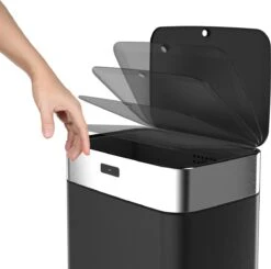 Stangvollby Gimo Sensor Prullenbak - 45 Liter - RVS - Zwart - Automatische Soft Close Deksel - Zwarte Keuken Afvalemmer - Kantoor Vuilbak - Scandinavisch Design - Infrarood Bewegingssensor - 50 Liter Afvalbak - Vingerafdrukvrij - Hygiënisch 17 Stangvollby Gimo Sensor Prullenbak - 45 Liter - RVS - Zwart - Automatische Soft Close Deksel - Zwarte Keuken Afvalemmer - Kantoor Vuilbak - Scandinavisch Design - Infrarood Bewegingssensor - 50 Liter Afvalbak - Vingerafdrukvrij - Hygiënisch -Huishoudelijke Schoonmaak 1200x1189 19