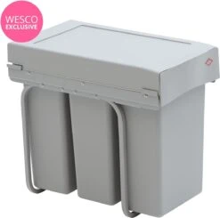 Wesco Inbouw Afvalbak 3 X 10 Liter -Huishoudelijke Schoonmaak 1200x1189 20