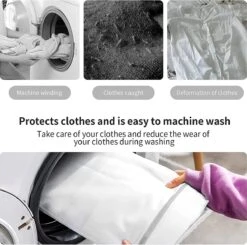 BOTC Waszakken - Wasnetten - Set Van 5 - Bescherm Je Wasgoed En Wasmachine - Transparant -Huishoudelijke Schoonmaak 1200x1191 1