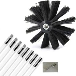 Kibani Schoorsteenborstel 7 Meter - Schoorsteenreiniger - Schoorsteenveger - Schoorsteenveegset - Schoorsteen Borstel - Veegkit - Borstelset Voor Boormachine - Boormachine -Huishoudelijke Schoonmaak 1200x1197 25