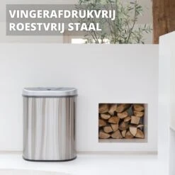 Afvalscheiding Sensor Prullenbak RVS 70 Liter - 2 Vakken - 2x35L - Zilver - Recycle Afvalemmer Homra QUBIX - Automatische Softclose Deksel - Hygiënische Design Vuilnisbak - Sensorbediening - Vingerafdrukvrij - Vuilafstotend - Keuken & Kantoor Vuilbak 14 Afvalscheiding Sensor Prullenbak RVS 70 Liter - 2 Vakken - 2x35L - Zilver - Recycle Afvalemmer Homra QUBIX - Automatische Softclose Deksel - Hygiënische Design Vuilnisbak - Sensorbediening - Vingerafdrukvrij - Vuilafstotend - Keuken & Kantoor Vuilbak -Huishoudelijke Schoonmaak 1200x1199 38